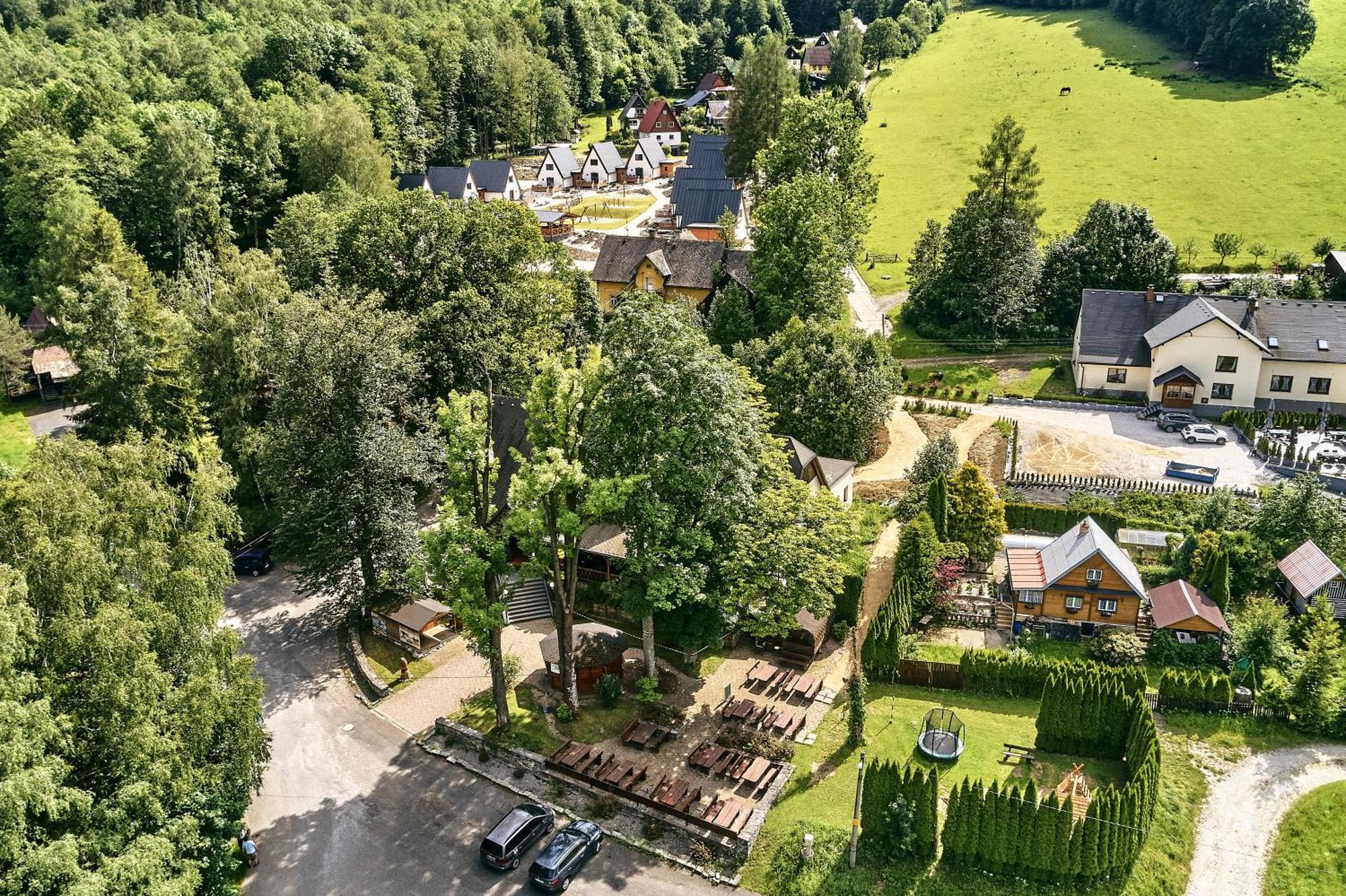 Pension Restaurant Bobrovnik Lipová-lázně Buitenkant foto